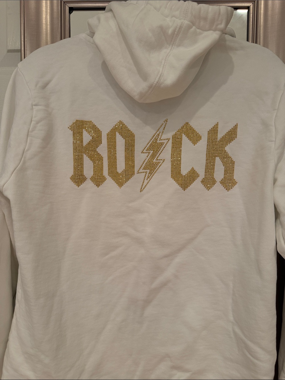 Zadig & Voltaire White Zip-Up Hoodie - Picture 3 of 3